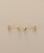 K10【サステナブル】ペアシェイプ スタッドピアス