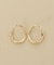 K10ツイステッドフープピアス