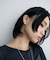 シルバー ハギーイヤリング ペアシェイプ S