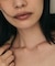 K18ダイヤモンド ニュアンス馬蹄モチーフ ネックレス小