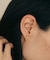 K18丸線 中折れピアス