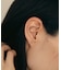 K18丸線 中折れピアス