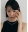 シルバー Vラインピンキーリング