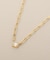 K18ダイヤモンド エメラルドカットふせ込み ネックレス