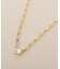 K18ダイヤモンド エメラルドカットふせ込み ネックレス