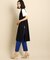 【おしゃれにキマる/洗える】サイドスリット ロングニットジレ