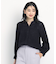 【洗える】フェザーシフォンのブラウス