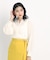 【洗える】フェザーシフォンのブラウス