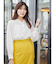 【洗える】フェザーシフォンのブラウス