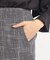 【洗える】きれいめツイードパンツ