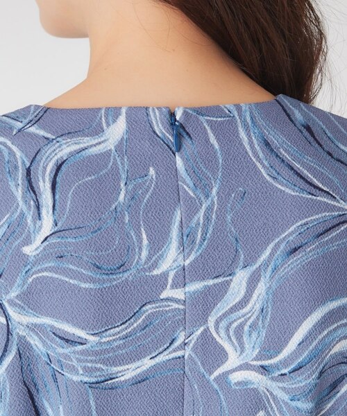 洗える／日本製／ジャージ素材】流線柄ワンピース｜クードシャンスの