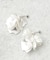 フラワーリーフピアス