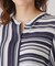 【洗える／日本製】ストライプ×ボーダーブラウス