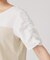 【手洗い可／日本製】異素材組合せのジャージトップス