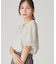 【手洗い可／接触冷感／日本製】シアーストライプ使いのジャージトップス