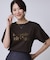 【手洗い可／日本製／箔プリント】ロゴTシャツ
