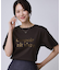 【手洗い可／日本製／箔プリント】ロゴTシャツ