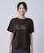 【手洗い可／日本製／箔プリント】ロゴTシャツ