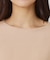 【手洗い可】袖透かし柄ニットトップス