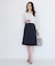 【手洗い可／日本製／伸縮性／スーツ可】セミフレアースカート