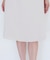 【手洗い可／日本製／伸縮性／スーツ可】セミフレアースカート
