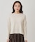 【手洗い可】ジャガートニットトップス