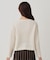 【手洗い可】ジャガートニットトップス