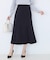 【手洗い可／日本製／ウエスト後ろゴム仕様】マーメイドシルエットのスカート
