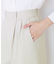 【手洗い可】タック入りワイドパンツ