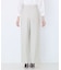 【手洗い可】タック入りワイドパンツ