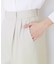 【手洗い可】タック入りワイドパンツ