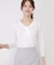 【手洗い可／日本製／7分袖／ジャケットイン】しなやかな落ち感のカットソー
