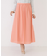 【手洗い可／ウエストゴム】エアリーなフレアースカート