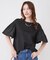 【手洗い可／日本製】ギャザーフレアスリーブ　プルオーバー