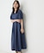 【手洗い可／日本製】サックワンピース