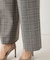 【手洗い可／日本製】ストレートワイドパンツ