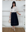 グローブ人気のスカート！デニムサイドプリーツスカート