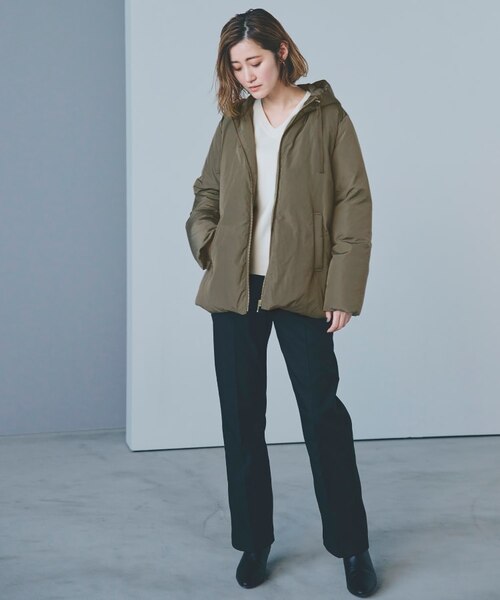 撥水・ステッチレスミドルダウン｜グローブの通販｜&mall