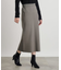 ニットジャカードナロースカート