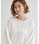 ダイヤ調レーンリボンネックレス