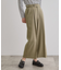 サイドバックルワイドパンツ