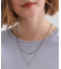 ミニコイン2連チェーンネックレス