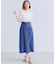【洗える】ヴィンテージサテンウイングスリーブブラウス