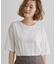 五分袖ロゴプリントTシャツ