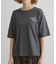 五分袖ロゴプリントTシャツ