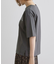五分袖ロゴプリントTシャツ