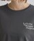 五分袖ロゴプリントTシャツ