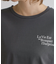 五分袖ロゴプリントTシャツ