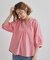 【夏に嬉しい機能付き】ランタンスリーブシャツブラウス