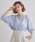 【夏に嬉しい機能付き】ランタンスリーブシャツブラウス
